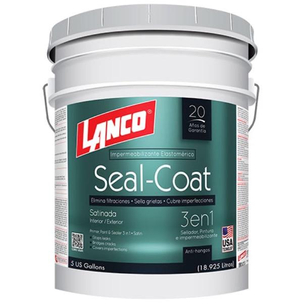 PINTURA SEAL COAT SATINADA BLANCA SC3493 CUBETA