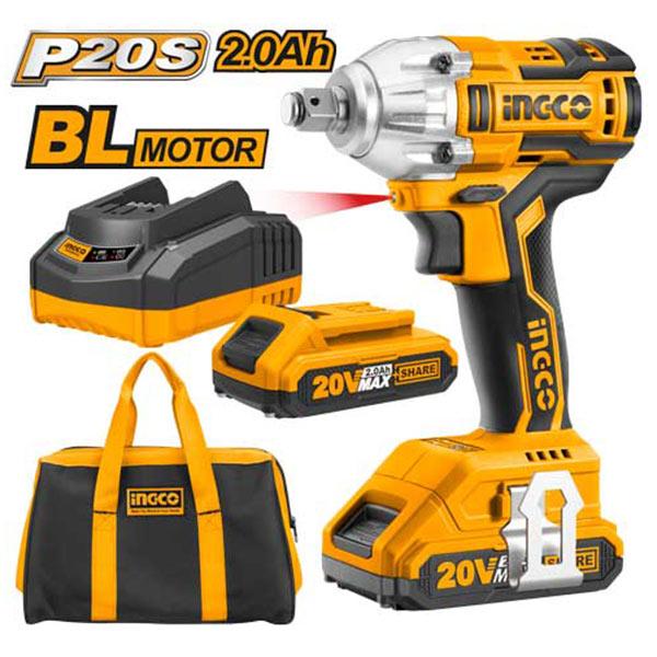 Pistola De Impacto Electrica Inalambrico Con Bateria Cargador Enchufes 20V  MAX