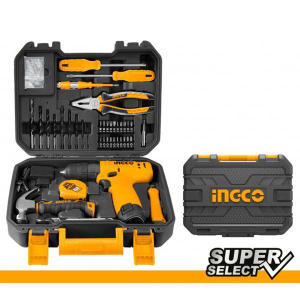 TALADRO INALÁMBRICO + 81 PIEZAS ACCESORIOS  Y BATERÍA