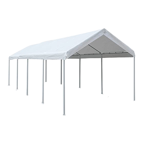 CARPA PLEGABLE BLANCO EXTERIOR 2PZ 4X8M