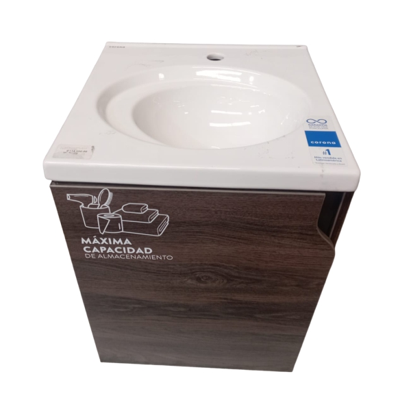 MUEBLE ELIPSE VITAL 45+LAV BLANCO+DESAGUE