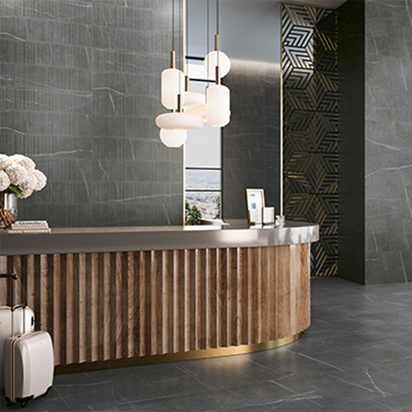 Colono Construccion - PORCELANATO 59.5X119.2 PARALLELO NOIR