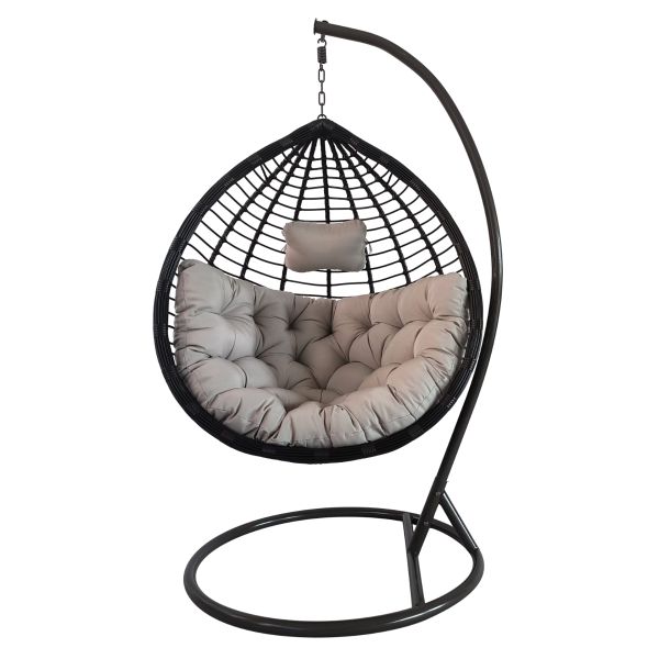 SILLA NIDO CAFÉ OSCURO 120X105X70CM FLB009