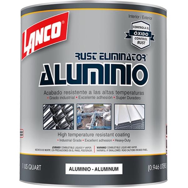 PINTURA ANTICORROSIVO RUST ELIMINATOR ALUMINIO SE463 1/4 galón