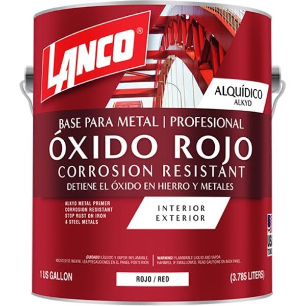 PINTURA ANTICORROSIVO MINIO ROJO VA971 1/4 GALÓN
