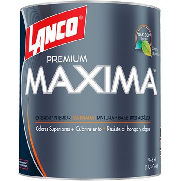 PINTURA MAXIMA LATEX SATINADA TINT MA762 1/4
