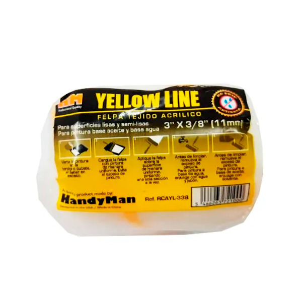 FELPA YELLOW LINE 3/8X3 ANTIGO RC