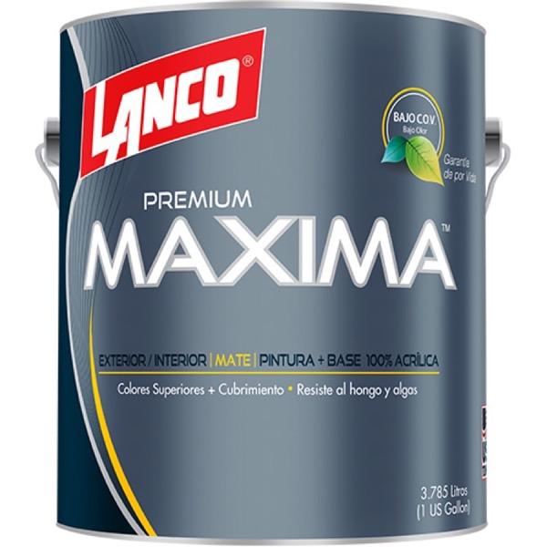 PINTURA MAXIMA LATEX MATE BLANCA MA680 GL