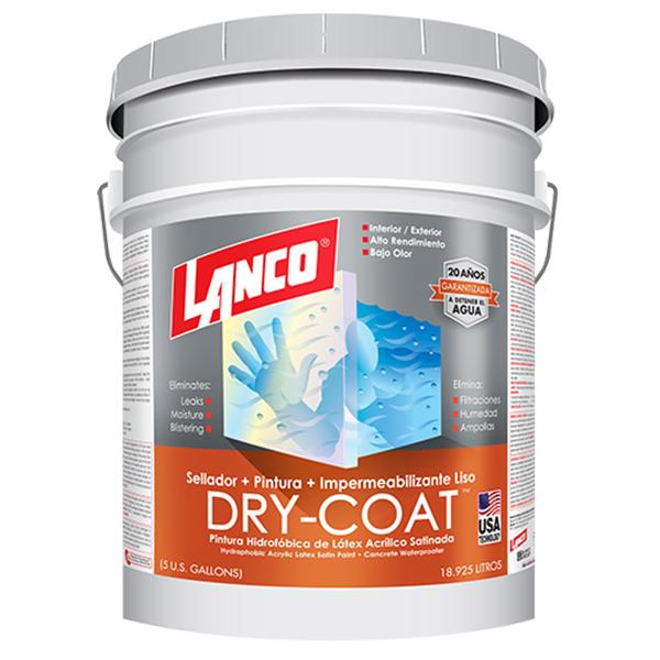 PINTURA IMPERMEABLE DRY COAT SATINADA TINT DC3041 CUBETA
