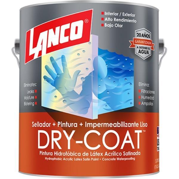 PINTURA IMPERMEABLE DRY COAT SATINADA DEEP DC3042 GALÓN
