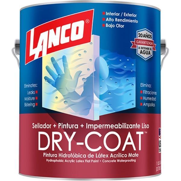 PINTURA IMPERMEABLE DRY COAT LISO ACCENT DC479 GALÓN