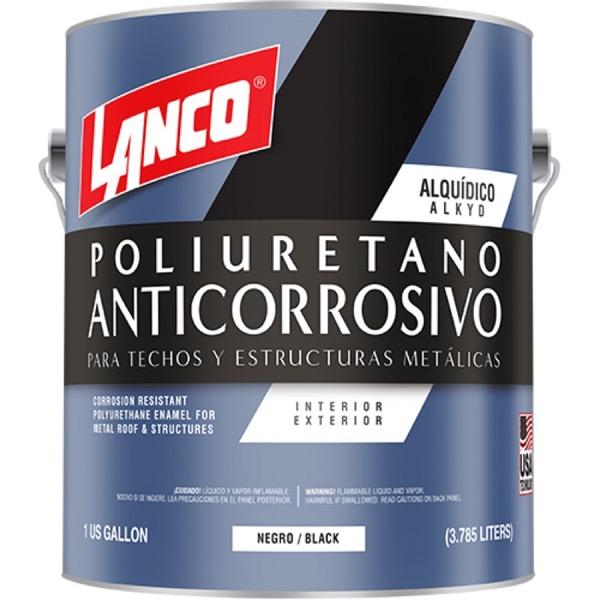 PINTURA ANTICORROSIVO POLIURETANO NEGRO MM92 GL