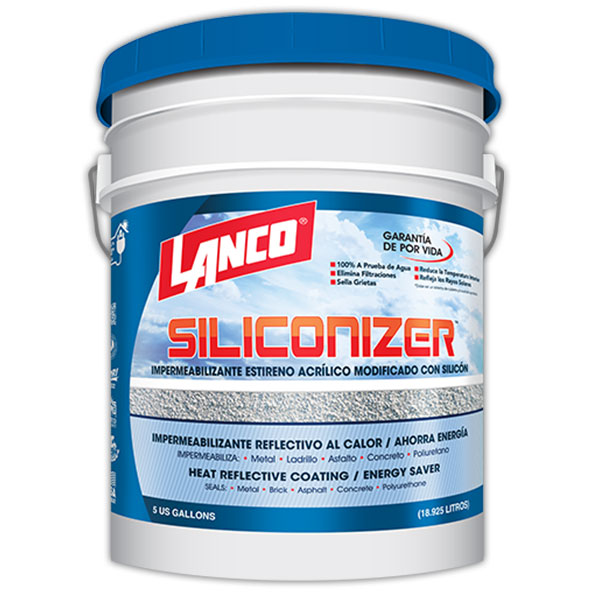 PINTURA IMPERMEABILIZANTE SILICONIZER ROJO 201 CUBETA