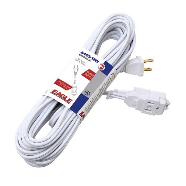 EXTENSIÓN ELÉCTRICA BLANCA 2X16 6MT