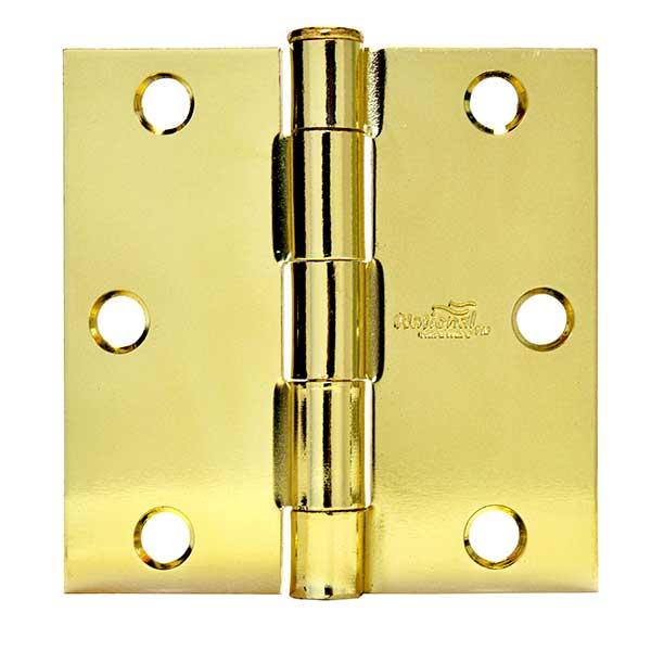 BISAGRA 4X4 DORADA BRILLANTE N400-027  PAR