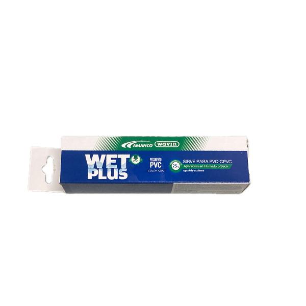 PEGAMENTO AZUL TUBO PVC 25GR