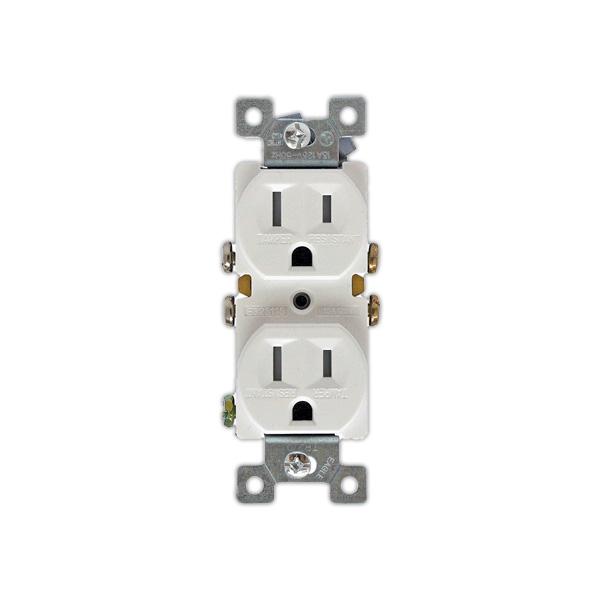 TOMA TAMPER DOBLE 15A BLANCO ULTR270W