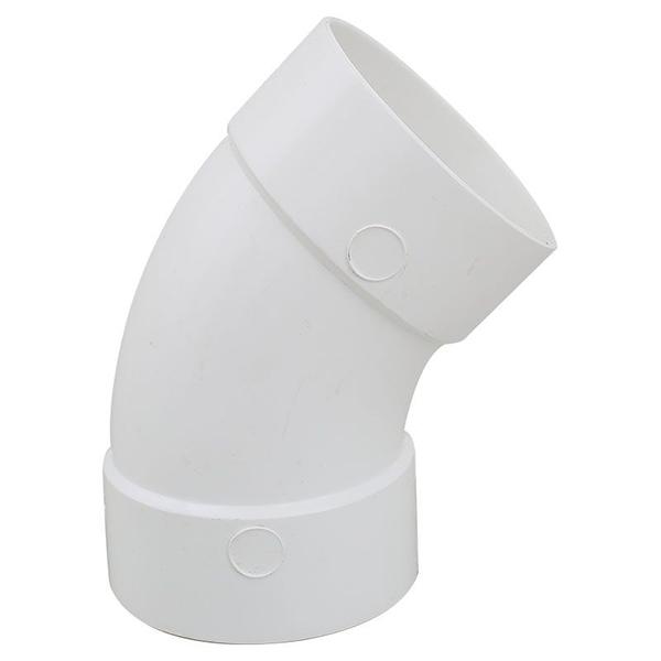 CODO PARA CANOA 3 75MM G45 BLANCO PVC