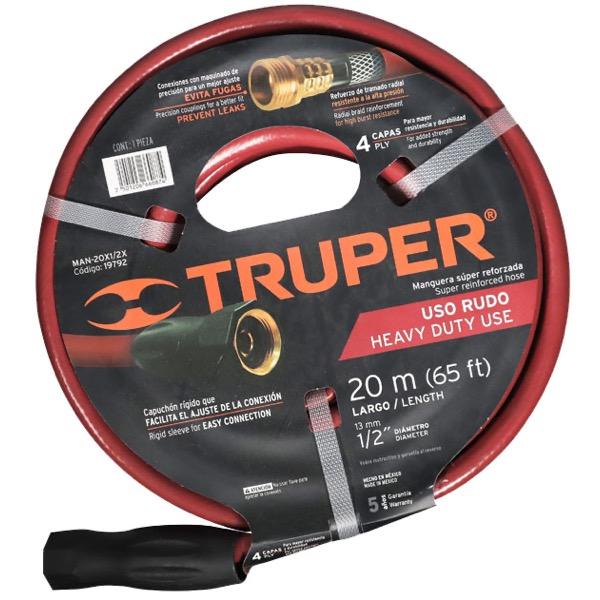 MANGUERA REFORZADA ½X20R 20 METROS