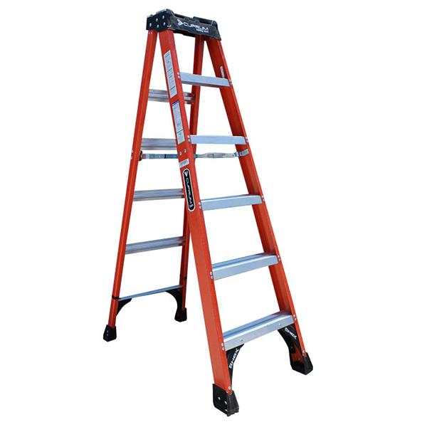 ESCALERA TIJERA FIBRAVIDRIO 225KG # C-3017-06