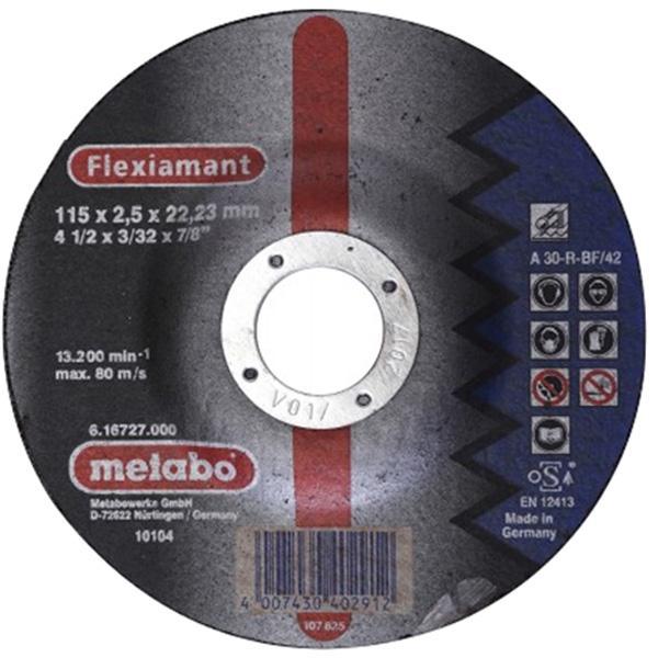 DISCO DE CORTE PARA ACEROS ACODADO 4-1/2X2.5MM CON 616727 FLEXIAMANT