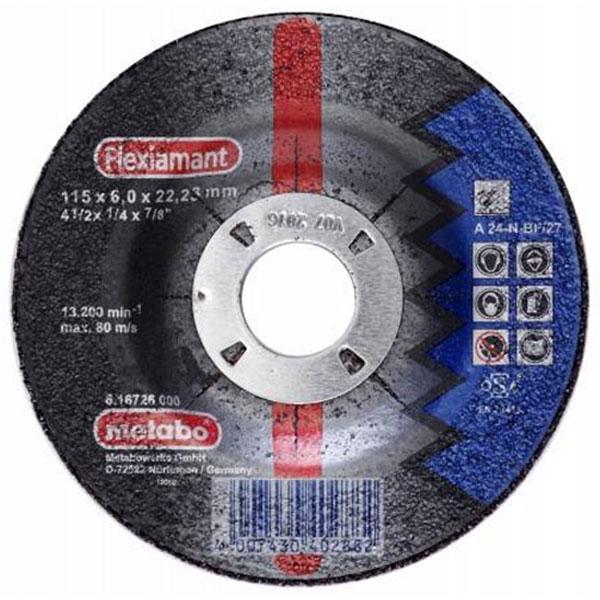 DISCO DESBASTAR PARA ACERO ACODADO 4-1/2