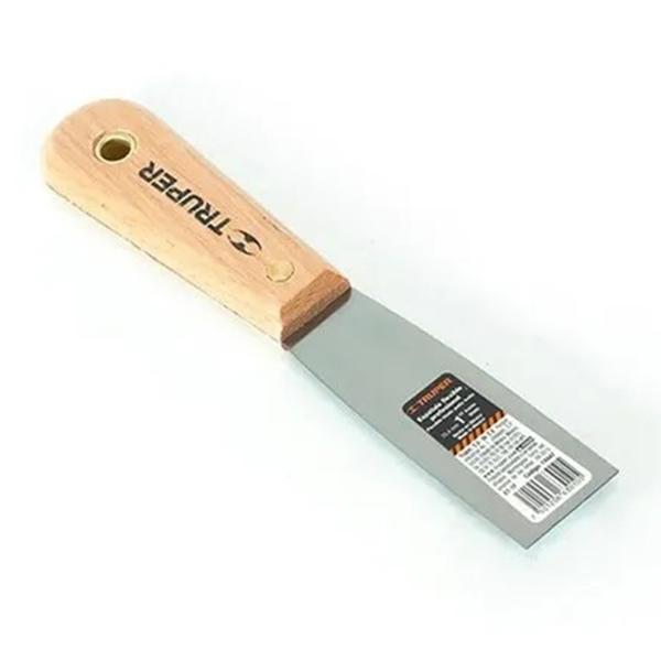 ESPATULA FLEXIBLE MANGO DE MADERA 1 #ET-1F 14447
