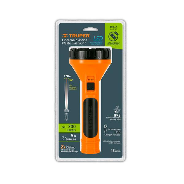 LINTERNA 1 LED RECARGABLE LILE-11T