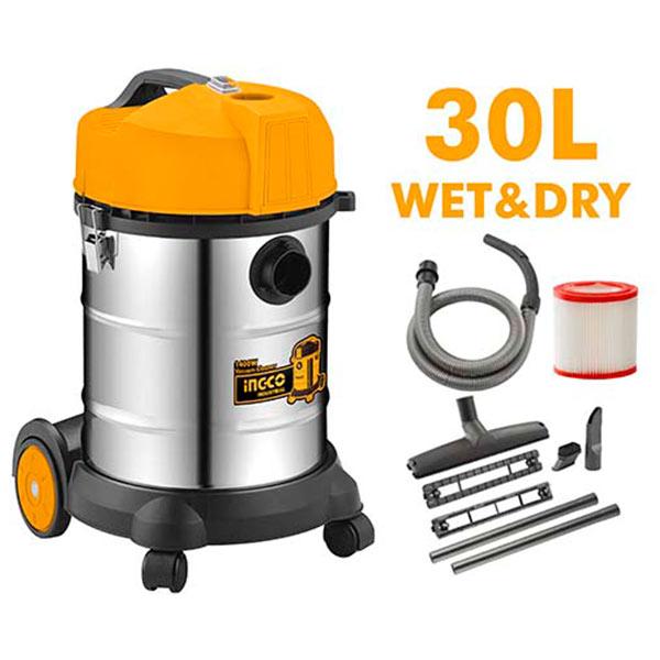 ASPIRADORA PARA SECO Y HUMEDO 8GL 1400W UVC14301