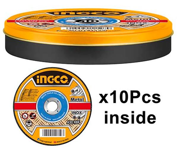 DISCO CORTE METAL 4-1/2X1.2MM 10PZS MCD121155