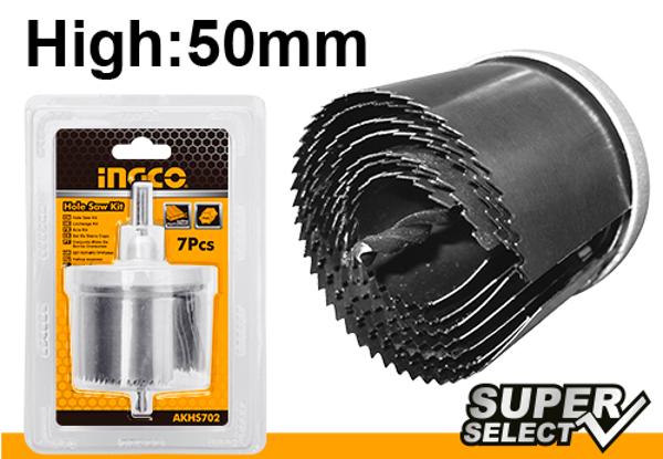 JUEGO DE 7 PIEZAS BROCA SIERRA #AKHS702