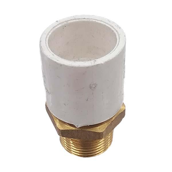 ADAPTADOR MACHO CON INSERTO METAL 1/2