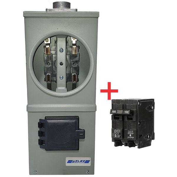 BASE P/MEDIDOR 100A+ BREAK QP2100SIM UL