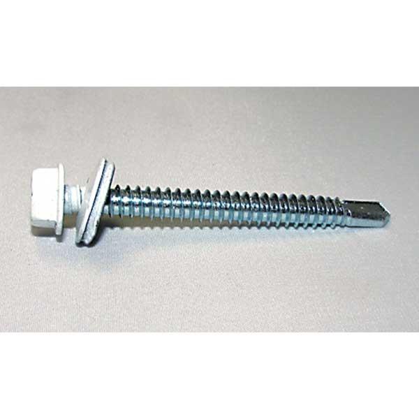 TORNILLO TECHO PUNTA BROCA BLANCO 1/4X3