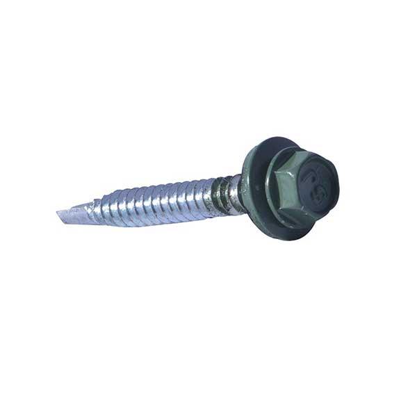 TORNILLO TECHO PUNTA BROCA VERDE 1/4X2