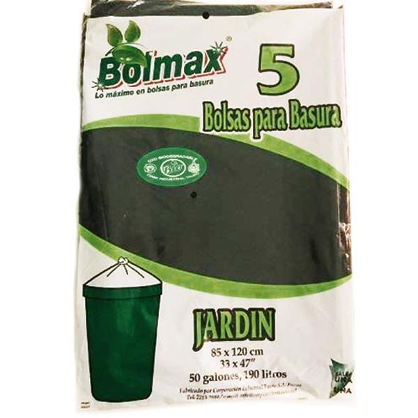 BOLSA BOLMAX NEG JARDÍN OXO-BIO 5UND