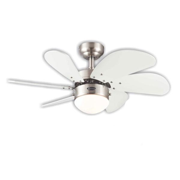 ABANICO DE TECHO 30 TURBO SWIRL BLANCO