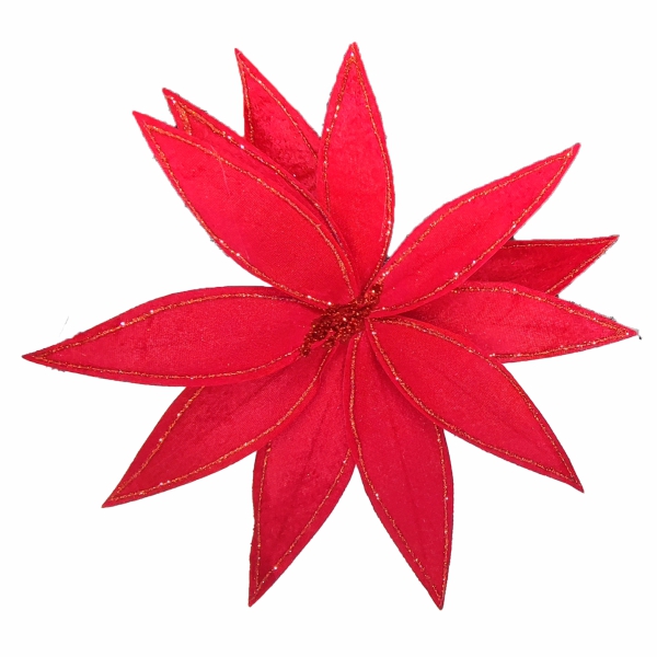 PASTORA ROJA TERCIOPELO 32X32X30CM