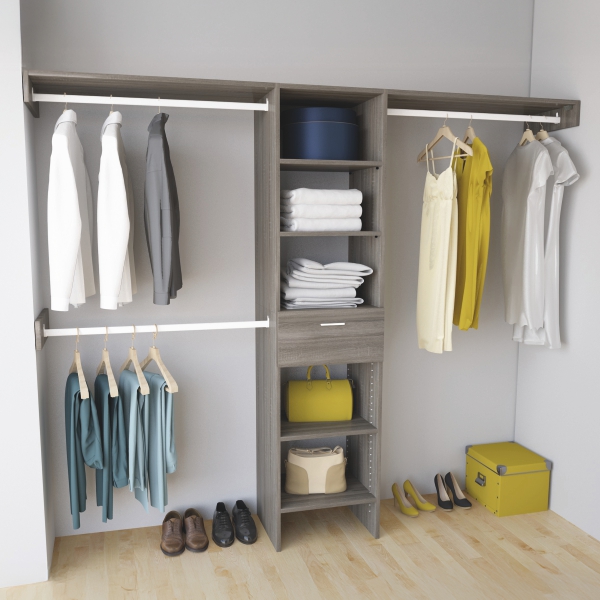 CLOSET ROBLE ALASKA CON GABETA GRANDE 2.50