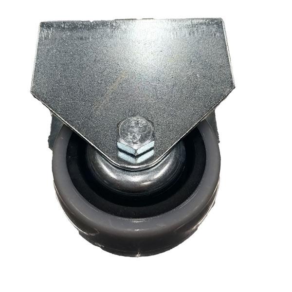 RUEDA GRIS FIJA PLATA 50MM 79484