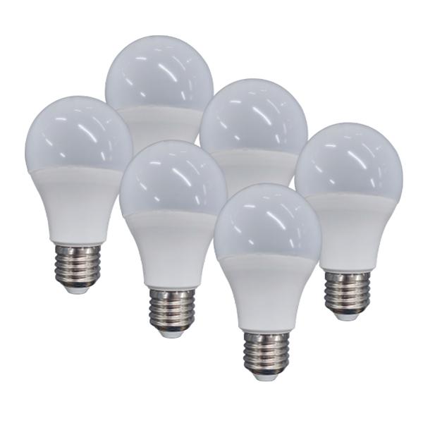 BOMBILLO LED 9W A19 6000K 15KH 800LM 6 PACK 30171-1