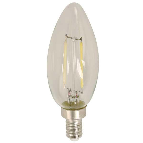 BOMBILLO LED VELA 2W E12 6000K 15KH 220LM 31836-1 BS