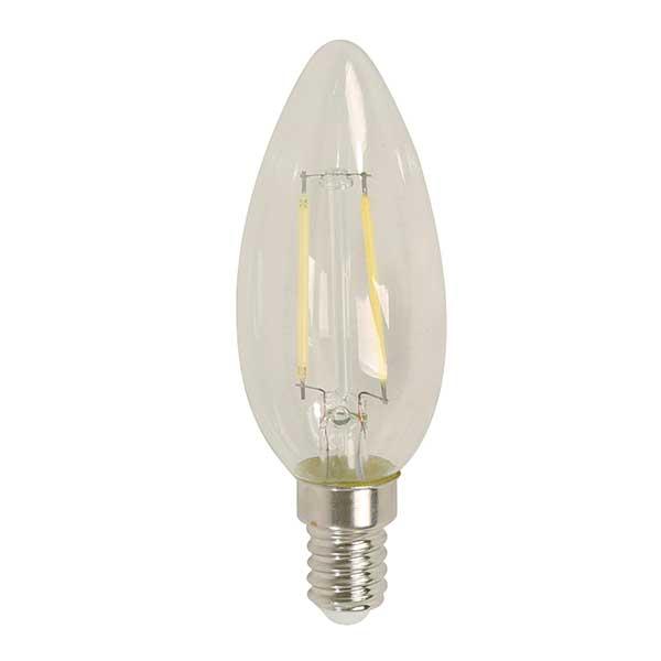 BOMBILLO LED VELA 2W E14 6500K 15KH 250LM 31840-1 BS