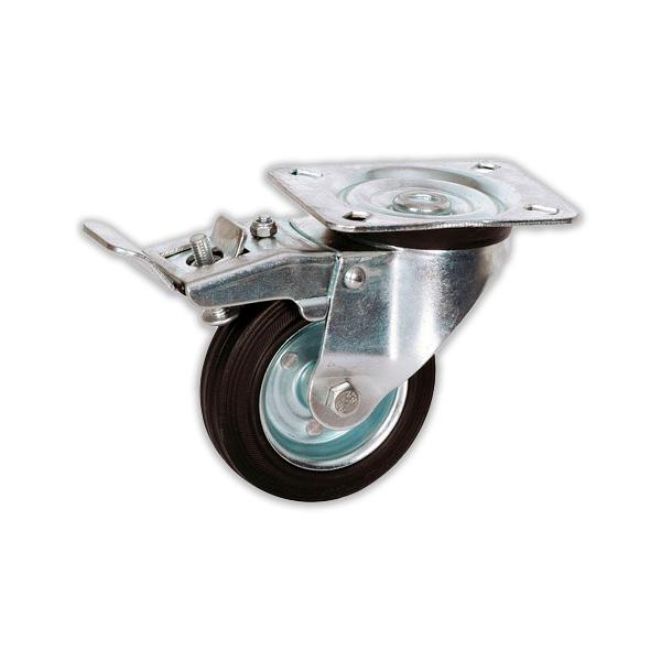 RUEDA GIRATORIA FRENO INDUSTRIAL 125MM