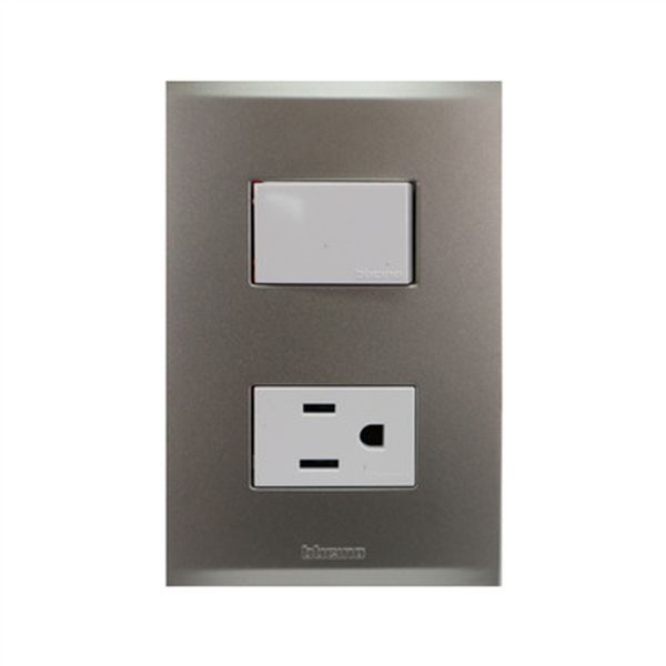 TOMA + APAGADOR NOBILE CHAMPANG AF2231EBCH