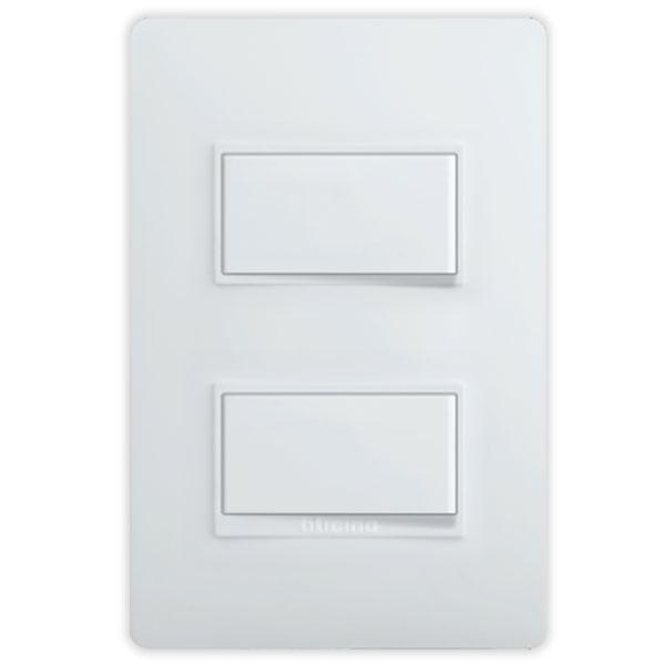 APAGADOR LUZICA BLANCO DOBLE PU5200