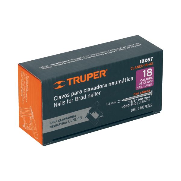 CAJA CLAVOS 1-5/8´´ PARA CLAVADORA 5000 PIEZAS