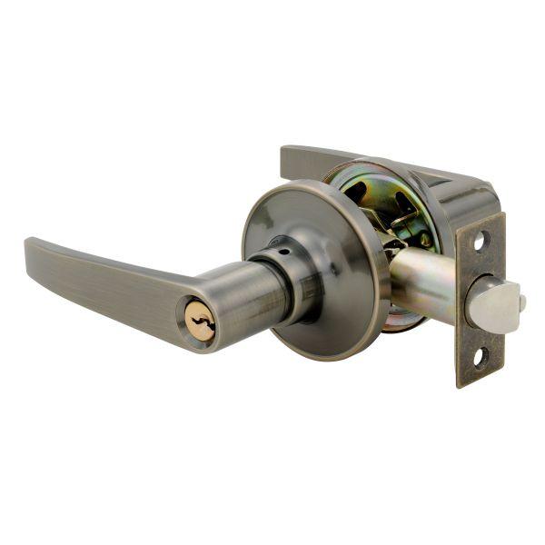 CERRADURA MANILLA CON LLAVE BRONCE ANTIGUO 90450-040