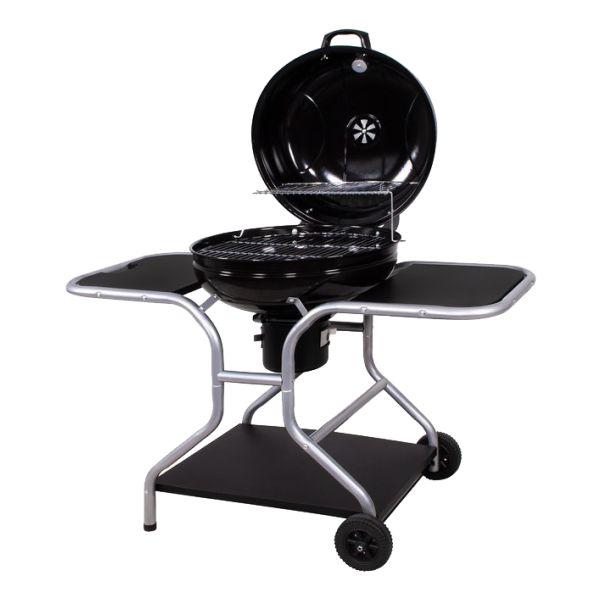 PARRILLA CARBÓN CON REPISA LATERALES 54CM HL-AP006