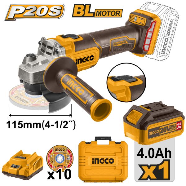 ESMERIL 4-1/2 20V 1BATERIA + DISCO UCALI2011587